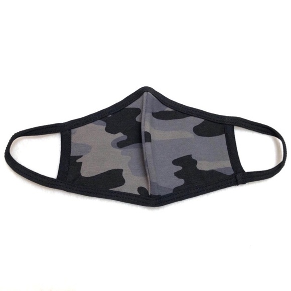 🔴 5 for $10 ONE Kids Camo Print Double Layer Cotton Face Mask - Picture 3 of 6